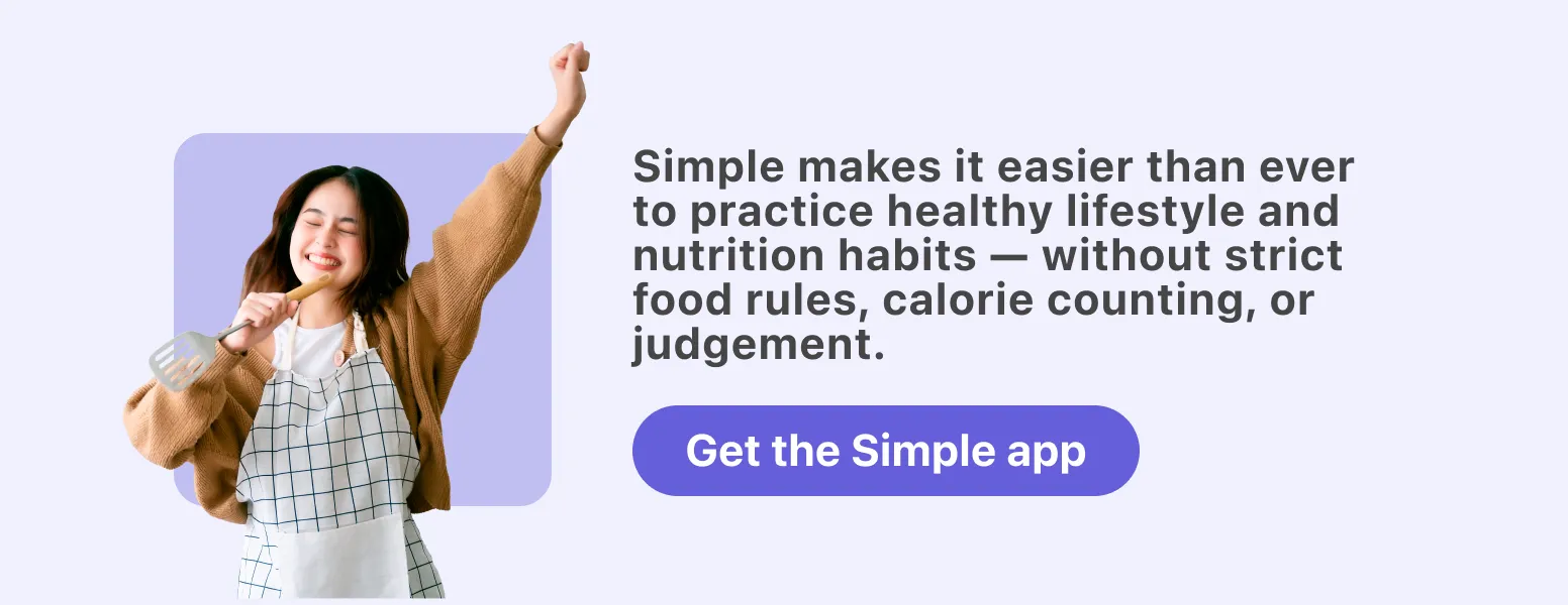 Start using Simple's Nutrition Scores for evidence-based weight loss with
anti-diet approach
