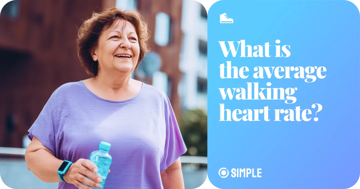 Walking heart rate ranges and target zones chart by age and workout intensity