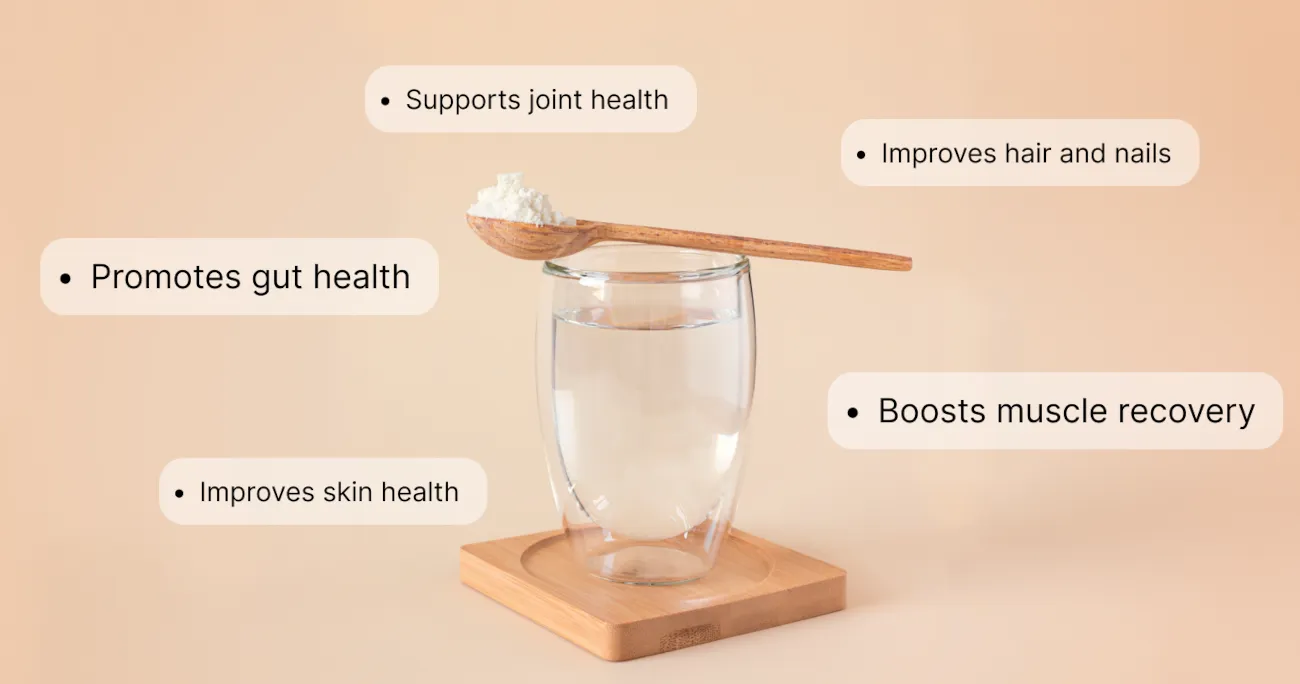 Health benefits of collagen supplements for joint health and skin improvement