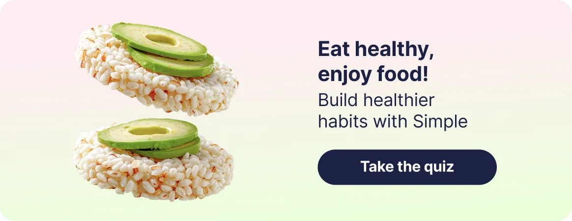 Start your journey to better habits and stress-free living with Simple app
wellness coaching