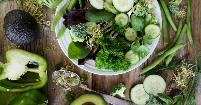Nutrient-dense healthy foods vegetables and fats for successful intermittent fasting diet