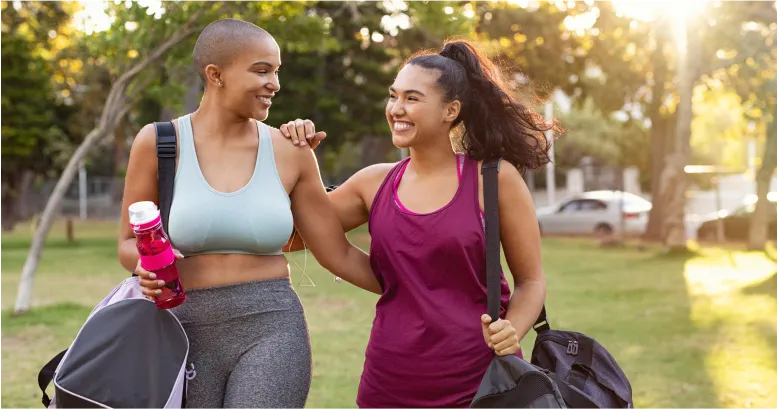 Woman with support system for successful intermittent fasting weight loss journey