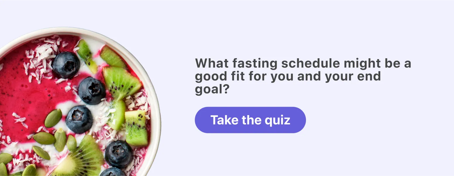 Adjust intermittent fasting schedule for menstrual cycle phases with Simple
app