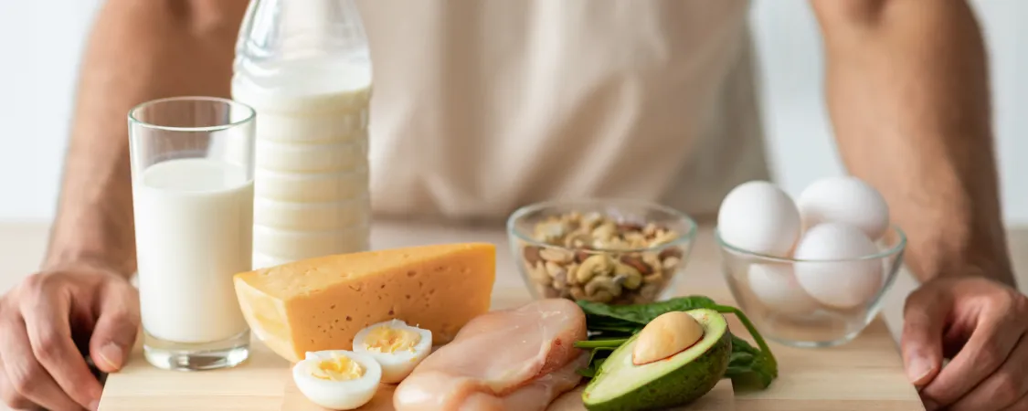 Warrior Diet meal plan with protein calcium-rich foods and healthy fats